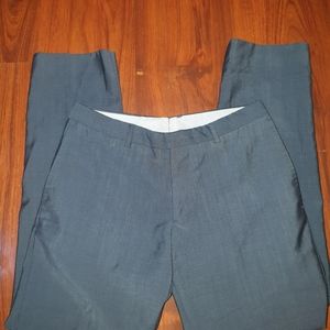 Zara Pants | Zara Men's Dress Suit Pants, Blue Ceramic 38 Trousers